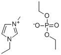 1-Ethyl-3-methylimidazolium Diethyl Phosphate 구조식 이미지
