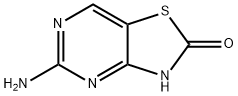 Thiazolo[4,5-d]pyrimidin-2(3H)-one, 5-amino- 구조식 이미지