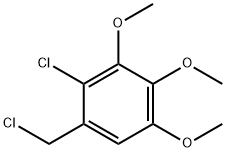 2-클로로-1-(클로로메틸)-3,4,5-트리메톡시벤젠 구조식 이미지