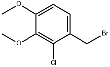 1-(브로모메틸)-2-클로로-3,4-디메톡시벤젠 구조식 이미지