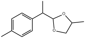 4-methyl-2-[1-(o-tolyl)ethyl]-1,3-dioxolane Structure