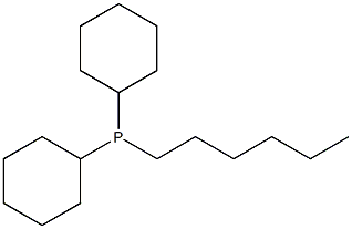 dicyclohexylhexylphosphine Structure