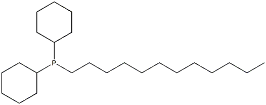 dicyclohexyldodecylphosphine Structure