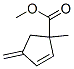 2-Cyclopentene-1-carboxylicacid,1-methyl-4-methylene-,methylester(9CI) 구조식 이미지