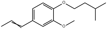 2-(이소펜틸옥시)-5-프로페닐아니솔 구조식 이미지