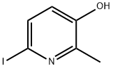 2-메틸-3-하이드록시-6-요오도피리딘 구조식 이미지