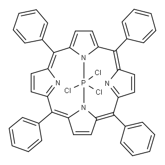 Dichlorophosphorus tetraphenylporphyrin chloride Structure