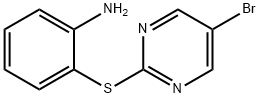 2-[(5-BROMOPYRIMIDIN-2-YL)THIO]ANILINE
 Structure