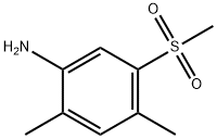 2,4-DIMETHYL-5-(METHYLSULFONYL)ANILINE
 Structure