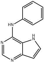 5H-Pyrrolo(3,2-d)pyrimidin-4-amine, N-phenyl- Structure