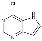 4-CHLORO-5H-PYRROLO[3,2-D] PYRIMIDINE 구조식 이미지