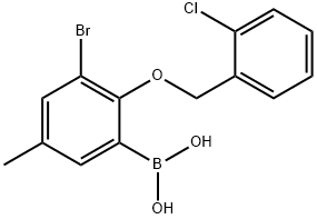 3-BROMO-2-(2'-CHLOROBENZYLOXY)-5-METHYL& 구조식 이미지