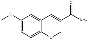 3-(2,5-DIMETHOXYPHENYL)-TRANS-2-PROPENAMIDE 구조식 이미지
