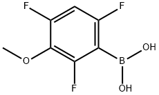 3-메톡시-2,4,6-트리플루오로페닐보론산 구조식 이미지