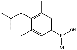 3,5-DIMETHYL-4-ISOPROPOXYPHENYLBORONIC & Structure