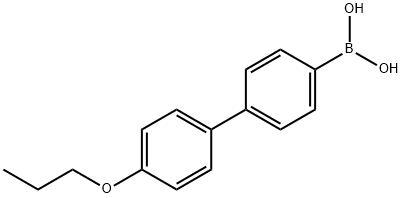 4-(4'-PROPOXYPHENYL)PHENYLBORONIC ACID Structure