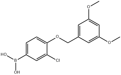 3-CHLORO-4-(3',5'-DIMETHOXYBENXYLOXY)PH& Structure