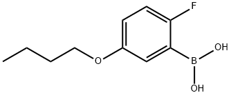 5-Butoxy-2-fluorophenylboronic acid Structure