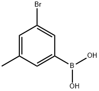 3-BROMO-5-METHYLPHENYLBORONIC ACID 구조식 이미지