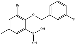 3-BROMO-2-(3'-FLUOROBENZYLOXY)-5-METHYL& 구조식 이미지
