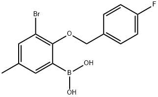 3-BROMO-2-(4'-FLUOROBENZYLOXY)-5-METHYL& 구조식 이미지