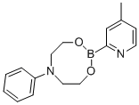 4-Methylpyridine-2-boronic acid N-phenyldiethanolamine ester 구조식 이미지