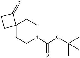 7-Azaspiro[3.5]nonane-7-carboxylic acid, 1-oxo-, 1,1-dimethylethyl ester Structure