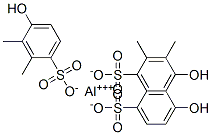 aluminium tris(hydroxydimethylbenzenesulphonate) Structure