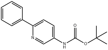 3-N-BOC-아미노-6-페닐피리딘 구조식 이미지