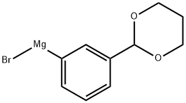 3-(1,3-DIOXAN-2-YL)페닐마그네슘브로마이드 구조식 이미지