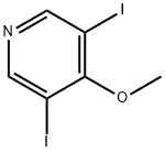 3,5-diiodo-4-methoxypyridine Structure
