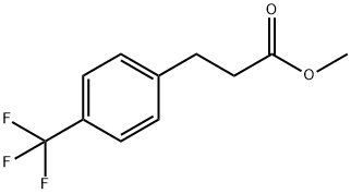 Benzenepropanoic acid, 4-(trifluoroMethyl)-, Methyl ester Structure