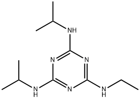 N-ethyl-N',N''-bis(isopropyl)-1,3,5-triazine-2,4,6-triamine  Structure