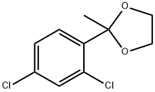 2-(2,4-dichlorophenyl)-2-methyl-1,3-dioxolane Structure