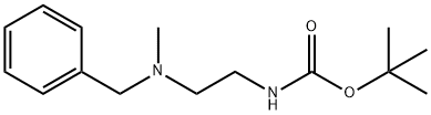 1-N-벤질-1-N-메틸-2-BOC-ETHANE-1,2-디아민 구조식 이미지