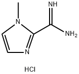 1-METHYL-1H-이미다졸-2-CARBOXAMIDINEHCL 구조식 이미지
