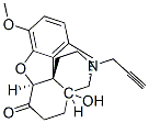 (5alpha)-4,5-epoxy-14-hydroxy-3-methoxy-17-(2-propynyl)morphinan-6-one  Structure