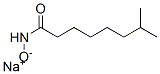 sodium N-hydroxyisononanamide Structure