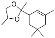 2,4-dimethyl-2-(3,5,5-trimethyl-2-cyclohexen-1-yl)-1,3-dioxolane Structure