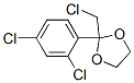 2-(chloromethyl)-2-(2,4-dichlorophenyl)-1,3-dioxolane Structure