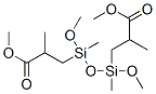 dimethyl 3,3'-(1,3-dimethoxy-1,3-dimethyl-1,3-disiloxanediyl)bis[2-methylpropionate] 구조식 이미지