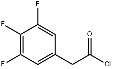 3,4,5-Trifluorophenylacetyl chloride Structure