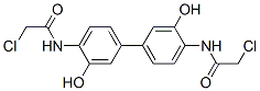 N,N'-[3,3'-디히드록시(1,1'-비페닐)-4,4'-디일]비스(2-클로로아세트아미드) 구조식 이미지