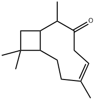 2,6,10,10-tetramethylbicyclo[7.2.0]undec-5-en-3-one Structure