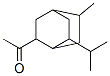 1-[5-methyl-7-(1-methylethyl)bicyclo[2.2.2]oct-2-yl]ethan-1-one 구조식 이미지