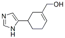 1-Cyclohexene-1-methanol,  5-(1H-imidazol-5-yl)- 구조식 이미지