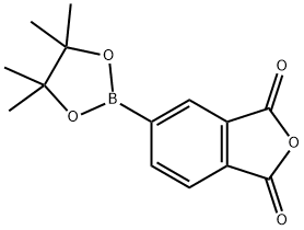 PHTHALIC ANHYDRIDE-4-BORONIC ACID PINACOL ESTER Structure