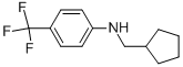 시클로펜틸메틸-(4-트리플루오로메틸-페닐)-아민 구조식 이미지