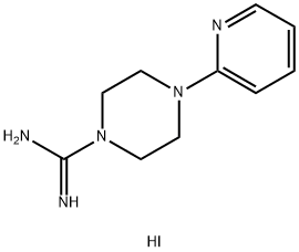 4-PYRIDIN-2-YLPIPERAZINE-1-CARBOXIMIDAMIDE HYDROIODIDE Structure