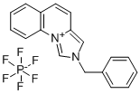 2-BENZYLIMIDAZO(1,5-A)QUINOLINIUM HEXAFLUOROPHOSPHATE, 97% Structure